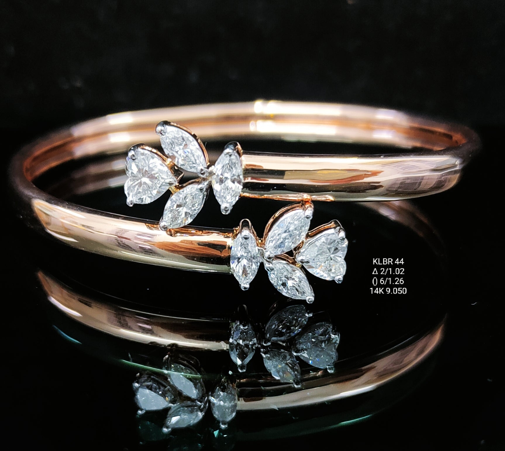 2.28Ct BRACELET Solitaire Diamond 18K