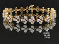 4.89Ct BRACELET MIX shape  diamonds 18K