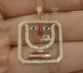 0.77Ct Of Locket With Purity Of 18K