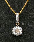 3.23Ct Of Locket With Purity Of 18K