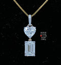 6.16Ct LOCKET solitaire diamonds 18K