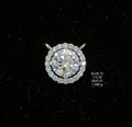 2.51Ct LOCKET solitaire diamonds 18K