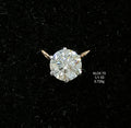 1.53Ct LOCKET solitaire diamonds 18K