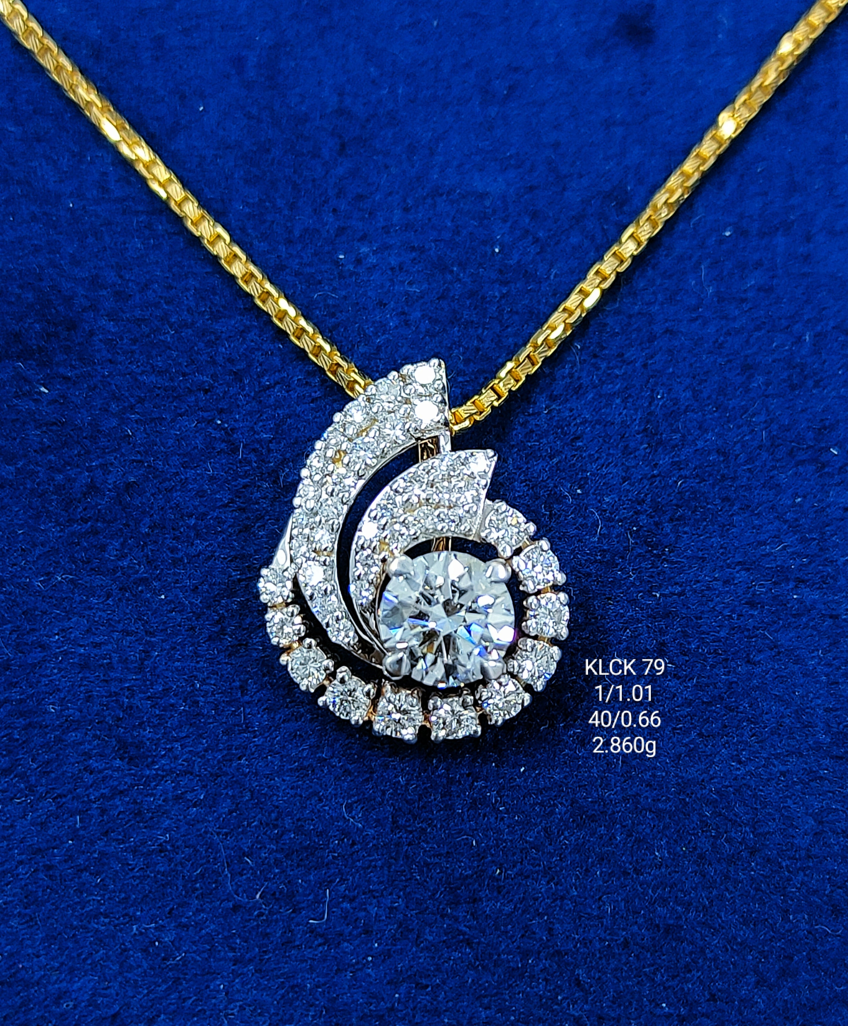 1.67Ct LOCKET solitaire diamonds 18K