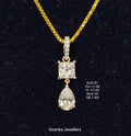 2.12Ct LOCKET Solitaire Diamond 18K