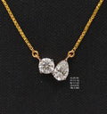 2.18Ct LOCKET Solitaire Diamond 18K