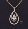 1.33Ct LOCKET Solitaire Diamond 18K