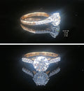 2.26Ct RING solitaire diamonds 18K