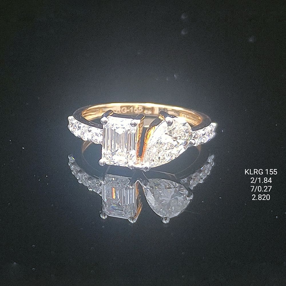 2.11 Ct of RING of Small Round Shaped Diamonds  18K