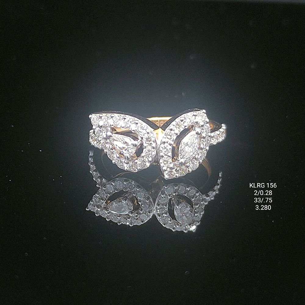 1.03 Ct of RING of Small Round Shaped Diamonds  18K