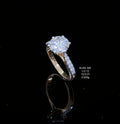 2.33Ct RING solitaire diamonds 18K