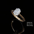 1.14 Ct of RING of Solitaire Oval Shaped Diamond  18K