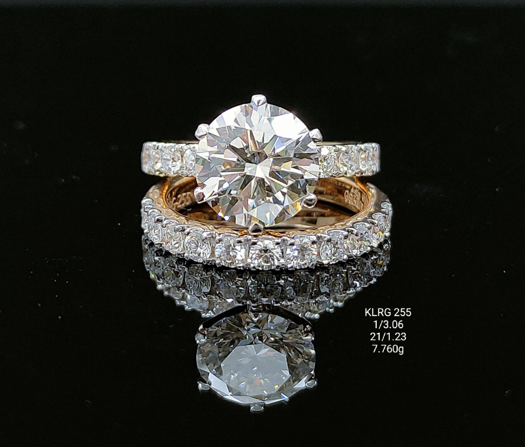 4.40Ct Of RING With Purity Of 18K