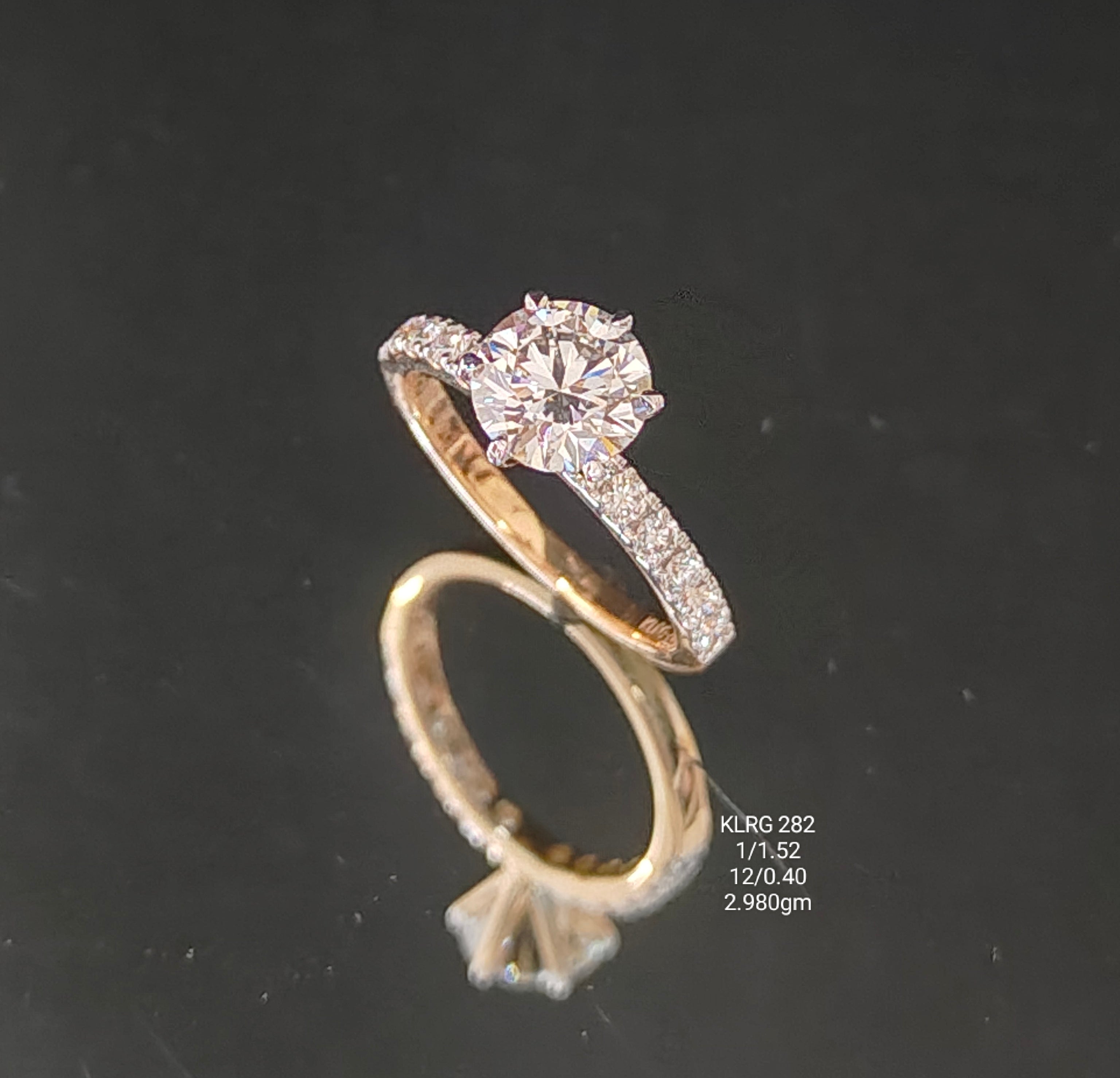 1.92Ct Of RING With Purity Of 18K