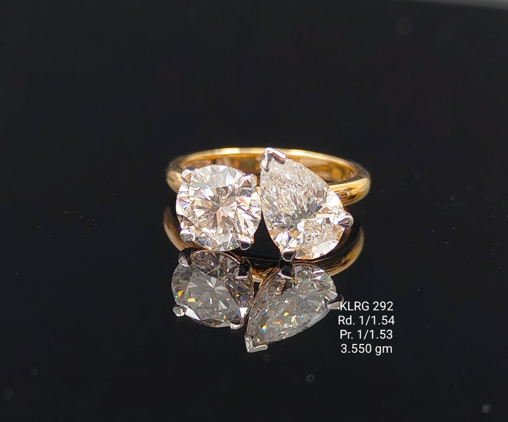 3.07Ct Of RING With Purity Of 18K