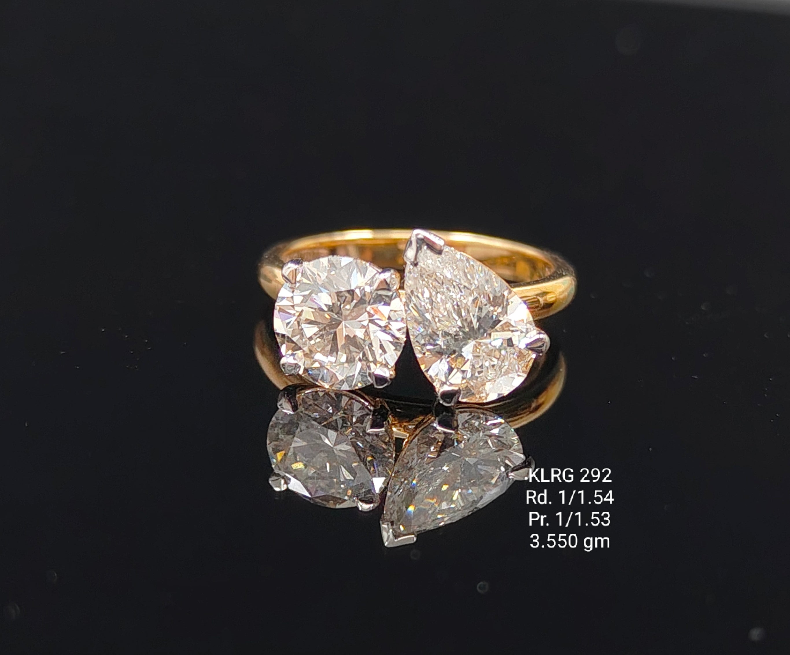 3.07Ct Of RING With Purity Of 18K