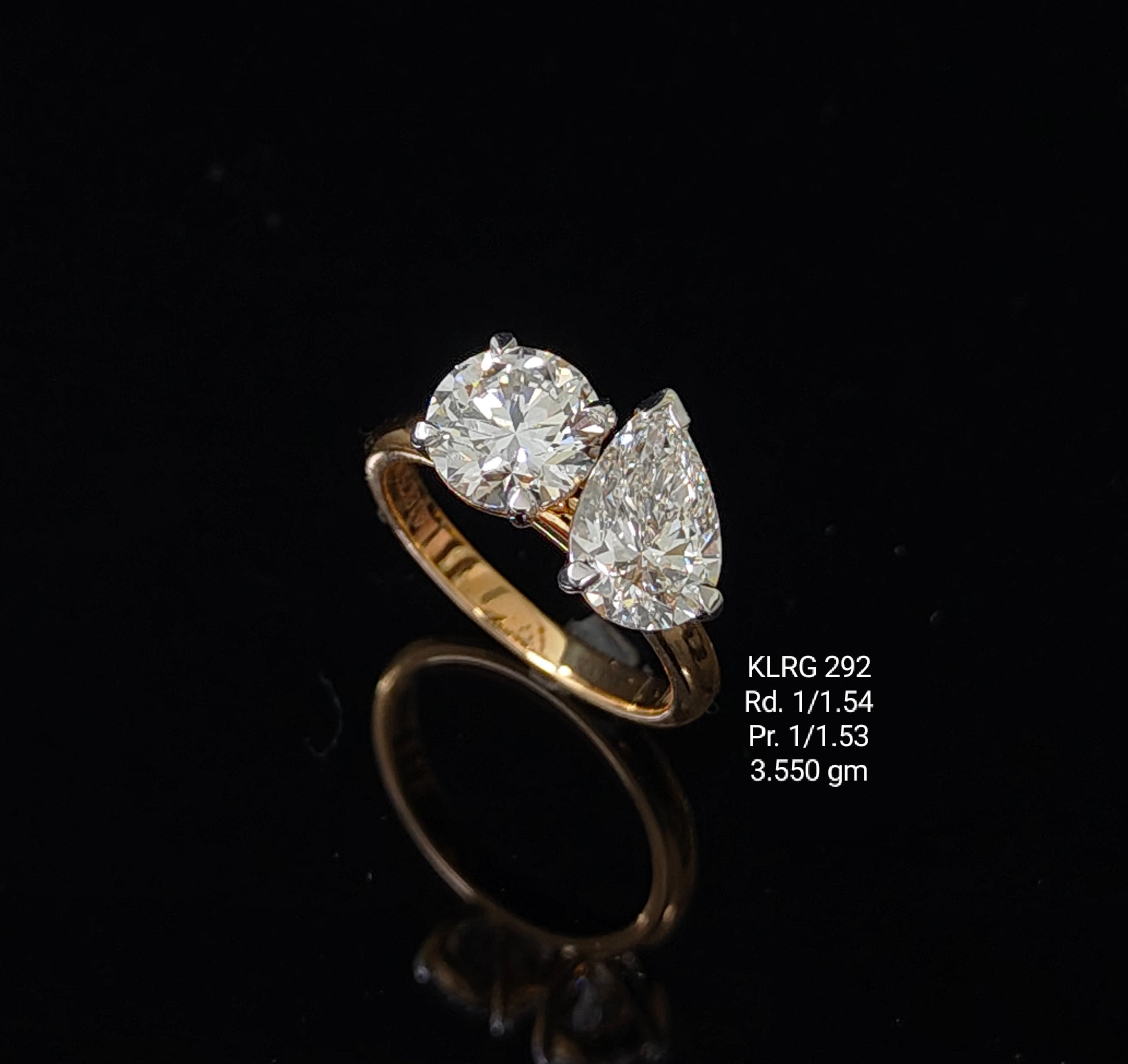 3.07Ct Of RING With Purity Of 18K