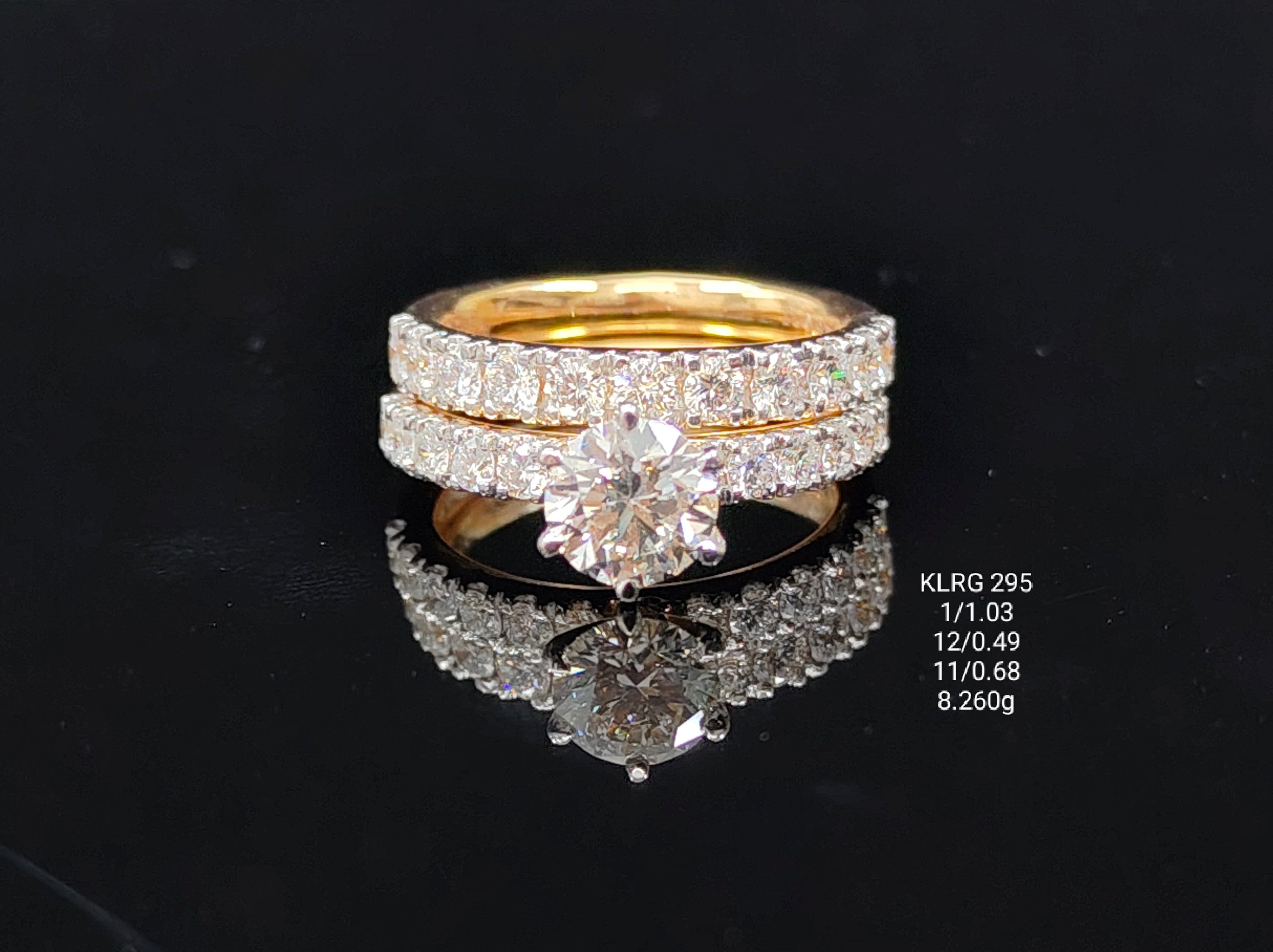 2.20Ct Of RING With Purity Of 18K