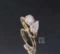 2.08Ct RING solitaire diamonds 18K
