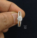 1.37Ct RING solitaire diamonds 18K