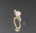 1.24Ct RING solitaire diamonds 18K