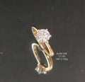 1.04Ct RING solitaire diamonds 18K