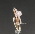 1.21 Ct of RING of Solitaire Round Shaped Diamond  18K