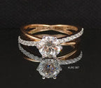 1.21 Ct of RING of Solitaire Round Shaped Diamond  18K
