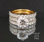 4.21 Ct of RING of Solitaire Round Shaped Diamond  18K