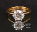 1.53 Ct of RING of Solitaire Round Shaped Diamond  18K