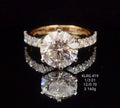 3.71 Ct of RING of Solitaire Round Shaped Diamond  18K