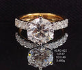 3.06 Ct of RING of Solitaire Round Shaped Diamond  18K