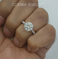 1.69Ct RING solitaire diamonds 18K