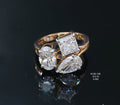 1.39Ct RING Small round diamonds 18K