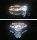 4.73Ct RING solitaire diamonds 18K