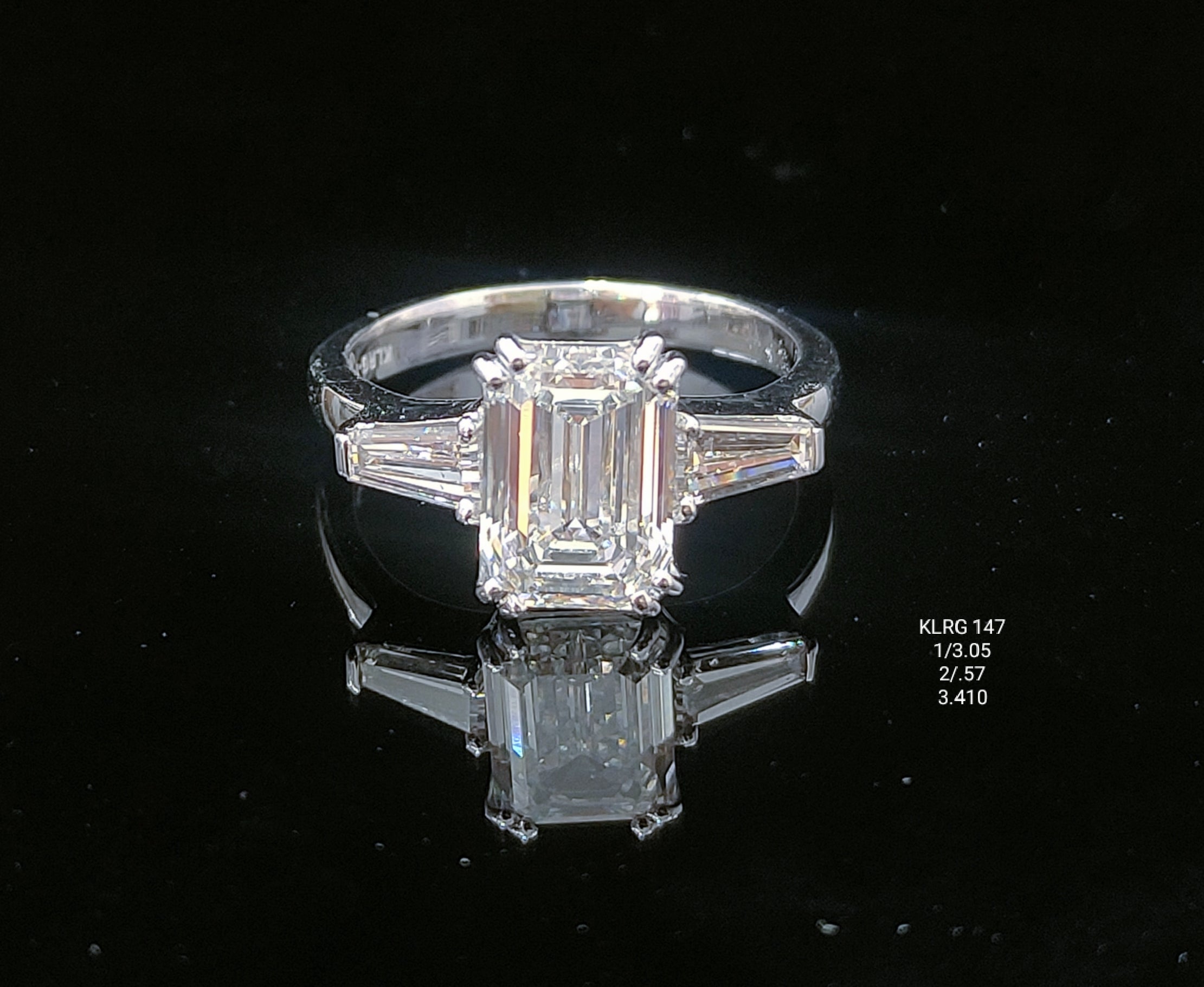 3.62Ct RING Solitaire Diamond 18K