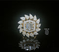 3.58Ct RING Small round diamonds 18K