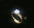 3.58Ct RING Small round diamonds 18K