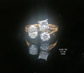 1.96Ct RING MIX shape  diamonds 18K