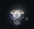 5.68CT RING solitaire diamonds 18K
