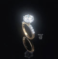 2.13Ct RING solitaire diamonds 18K