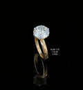 6.03Ct RING solitaire diamonds 18K