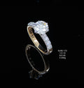 2.5Ct RING Small round diamonds 18K