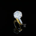 6.45Ct RING solitaire diamonds 18K