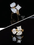 2.86Ct RING MIX shape  diamonds 18K