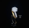 3.47Ct RING solitaire diamonds 18K