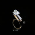 3.14Ct RING solitaire diamonds 18K