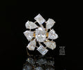 2.4Ct RING Small round diamonds 18K
