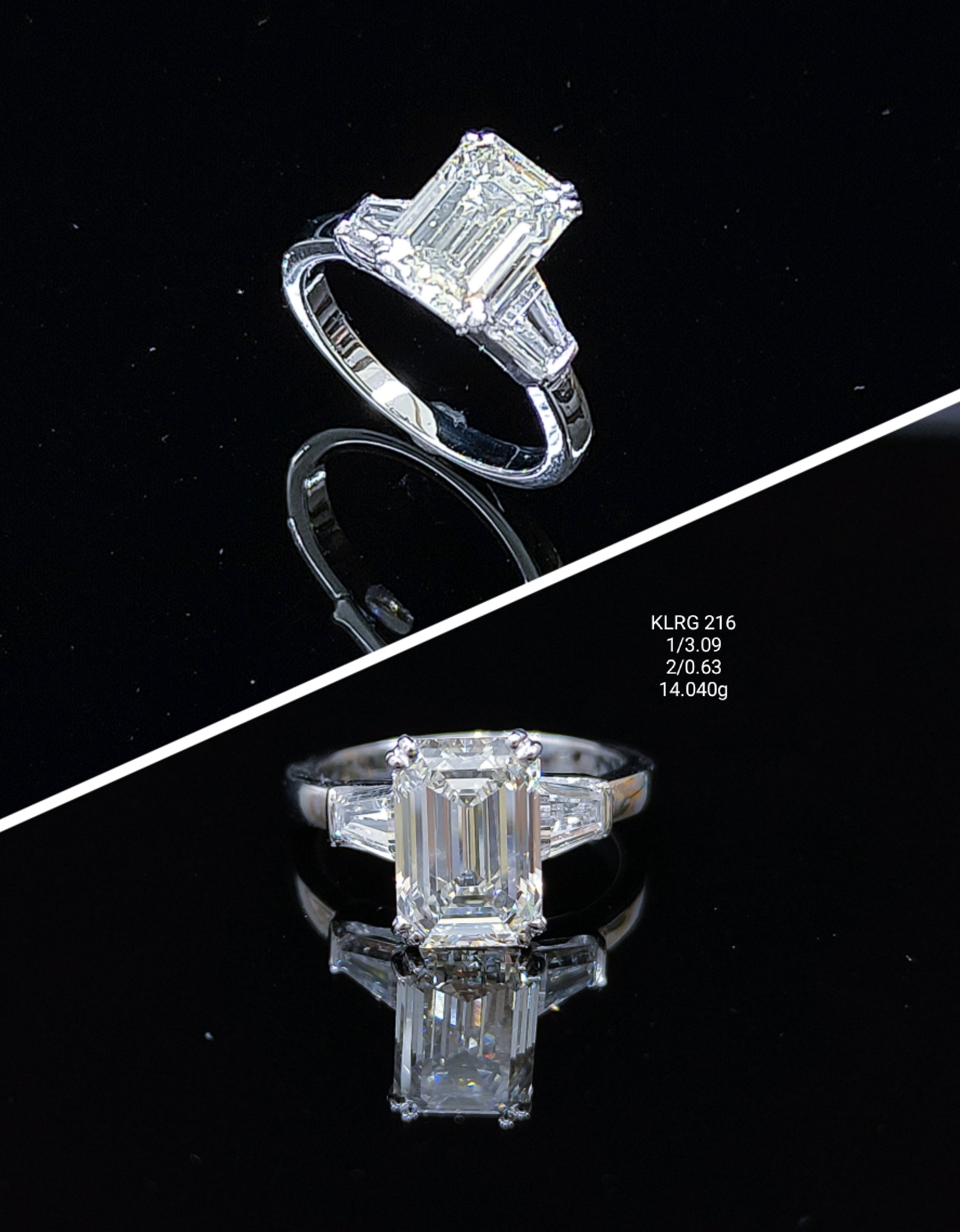 3.72Ct RING Solitaire Diamond 18K