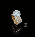 3.46Ct RING Solitaire Diamond 18K